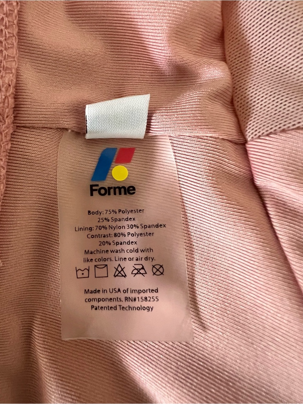 Forme Power Bra In Rose Posture Correcting Bra Size Small - Picture 6 of 8